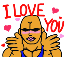 muscle dad  2 sticker #6203839