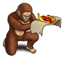 Australopithecus lie-in sticker #6203994