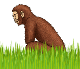 Australopithecus lie-in sticker #6204007