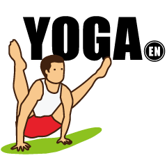 Yoga Poses Sticker [English Ver.]