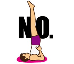 Yoga Poses Sticker [English Ver.] sticker #6204171