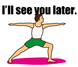 Yoga Poses Sticker [English Ver.] sticker #6204178