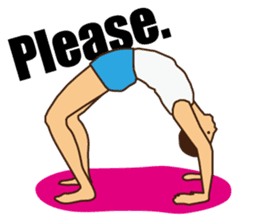 Yoga Poses Sticker [English Ver.] sticker #6204185