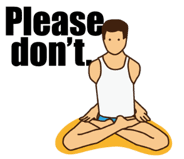 Yoga Poses Sticker [English Ver.] sticker #6204194