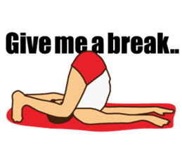 Yoga Poses Sticker [English Ver.] sticker #6204195