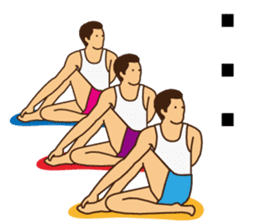 Yoga Poses Sticker [English Ver.] sticker #6204206