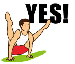 Yoga Poses Sticker [English Ver.] sticker #6204207