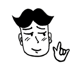 Thai man's emotion sticker #6204330