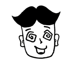 Thai man's emotion sticker #6204341