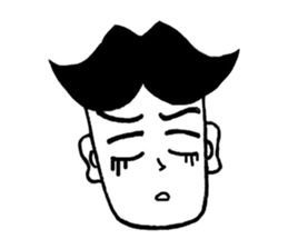 Thai man's emotion sticker #6204345