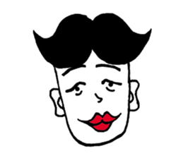 Thai man's emotion sticker #6204348