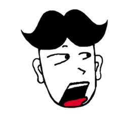 Thai man's emotion sticker #6204352