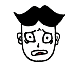 Thai man's emotion sticker #6204354