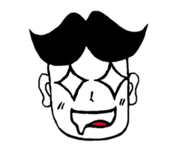 Thai man's emotion sticker #6204355