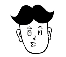 Thai man's emotion sticker #6204356