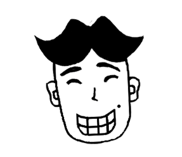 Thai man's emotion sticker #6204358