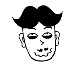 Thai man's emotion sticker #6204359