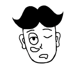 Thai man's emotion sticker #6204362