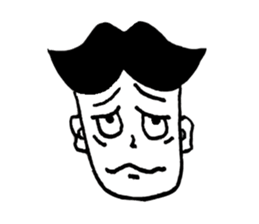 Thai man's emotion sticker #6204364