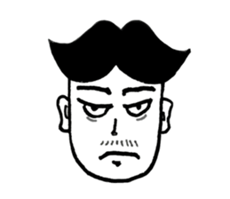 Thai man's emotion sticker #6204365