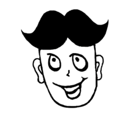 Thai man's emotion sticker #6204366