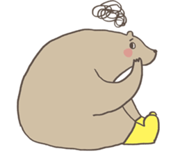 Xiu Xiu Bear and the little girl sticker #6204571