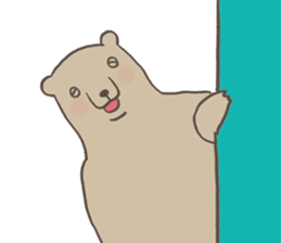 Xiu Xiu Bear and the little girl sticker #6204576