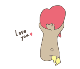 Xiu Xiu Bear and the little girl sticker #6204577