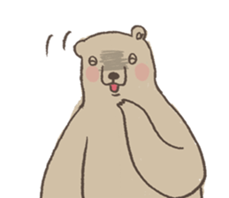 Xiu Xiu Bear and the little girl sticker #6204592