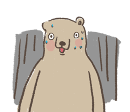 Xiu Xiu Bear and the little girl sticker #6204593