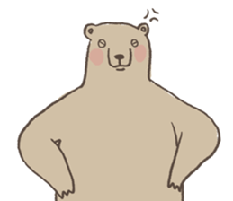 Xiu Xiu Bear and the little girl sticker #6204596