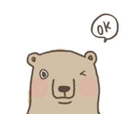 Xiu Xiu Bear and the little girl sticker #6204600