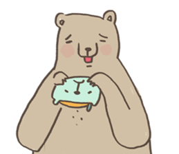 Xiu Xiu Bear and the little girl sticker #6204602