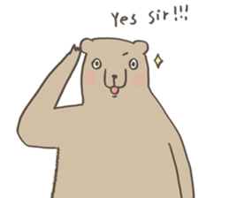 Xiu Xiu Bear and the little girl sticker #6204605