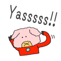 Cute pig (English edition sticker #6204889