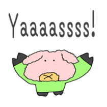 Cute pig (English edition sticker #6204890