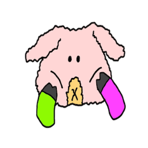 Cute pig (English edition sticker #6204894