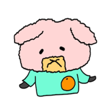 Cute pig (English edition sticker #6204898