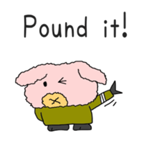 Cute pig (English edition sticker #6204902