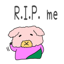 Cute pig (English edition sticker #6204904