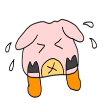 Cute pig (English edition sticker #6204905