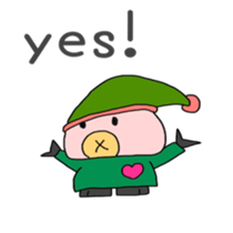 Cute pig (English edition sticker #6204919