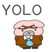 Cute pig (English edition sticker #6204921