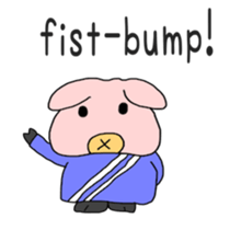 Cute pig (English edition sticker #6204925