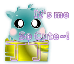 Cute of the puppy sticker #6205612