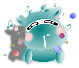 Cute of the puppy sticker #6205639