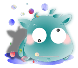 Cute of the puppy sticker #6205646