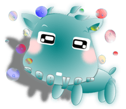 Cute of the puppy sticker #6205647