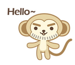 Uncle Monkey(English) sticker #6206008