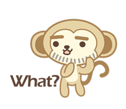 Uncle Monkey(English) sticker #6206010